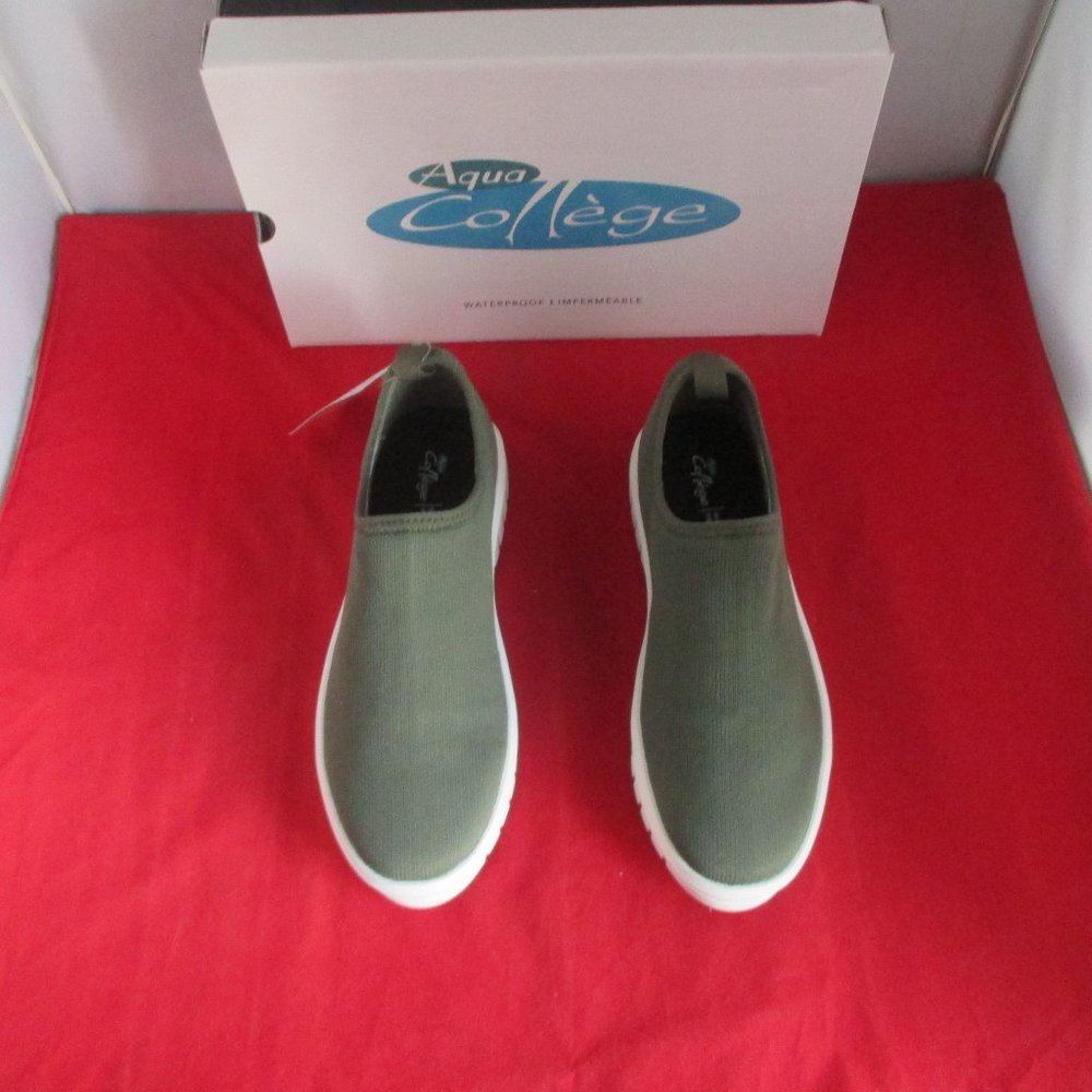 AQUA COLLEGE Felicity Waterproof Slip-On Sneakers  -   #544